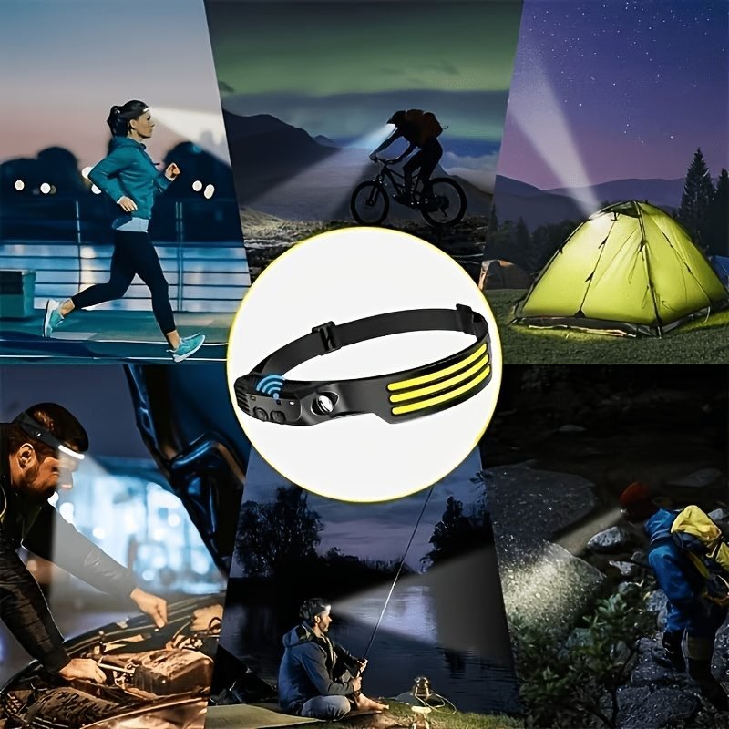 Rechargeable COB Headlamp
